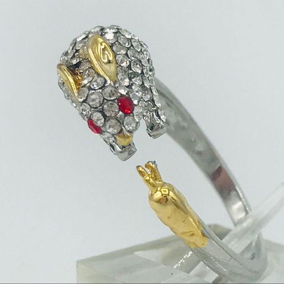 BUNNY RABBIT CZ RING - Picture 7 of 7